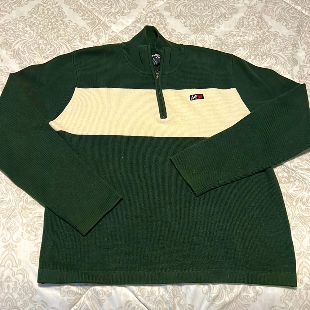 Vintage A&F 1/4 Zip Sweater